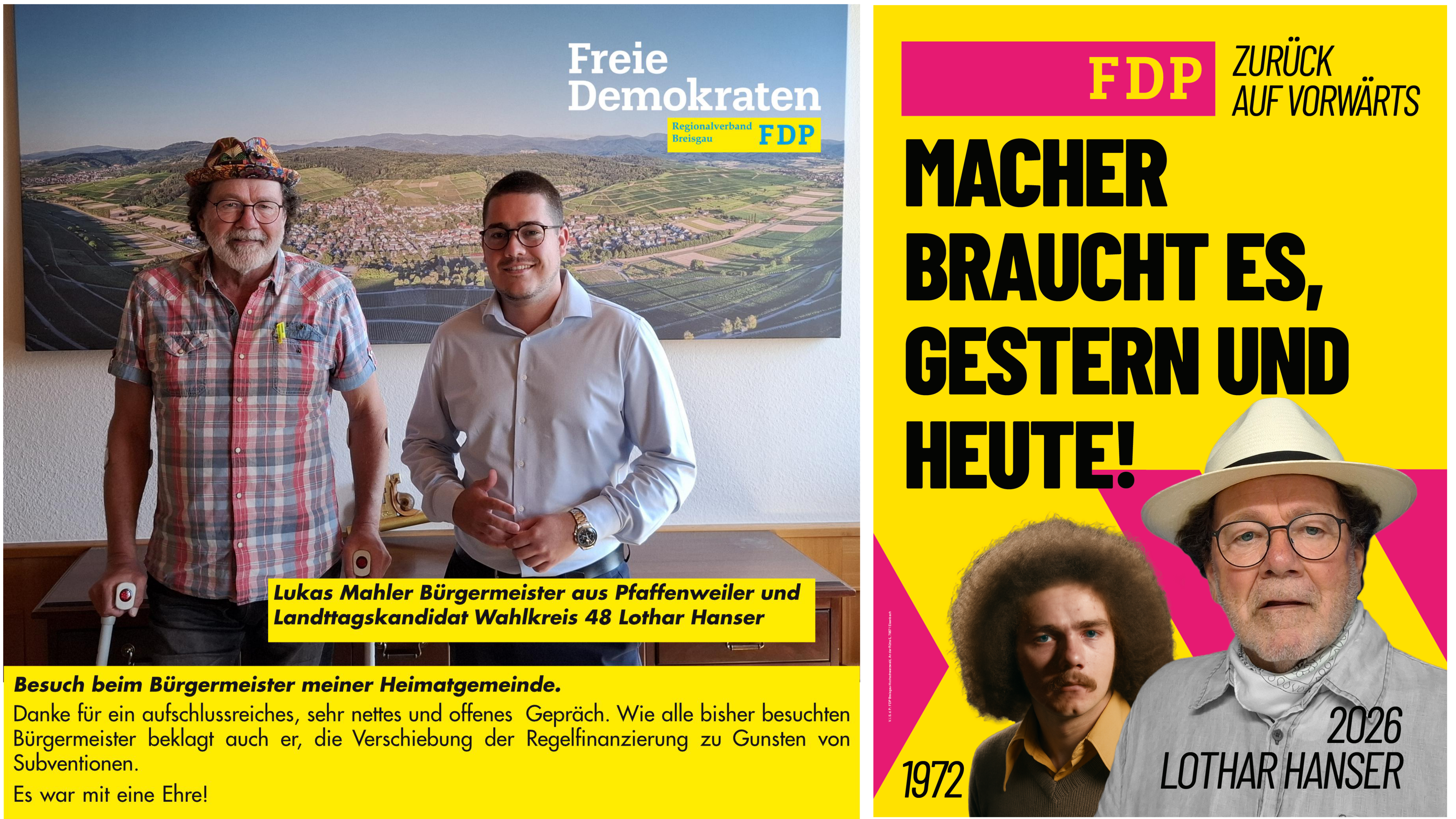 In meinem Geburtsort in dem ich bis heute lebe! 